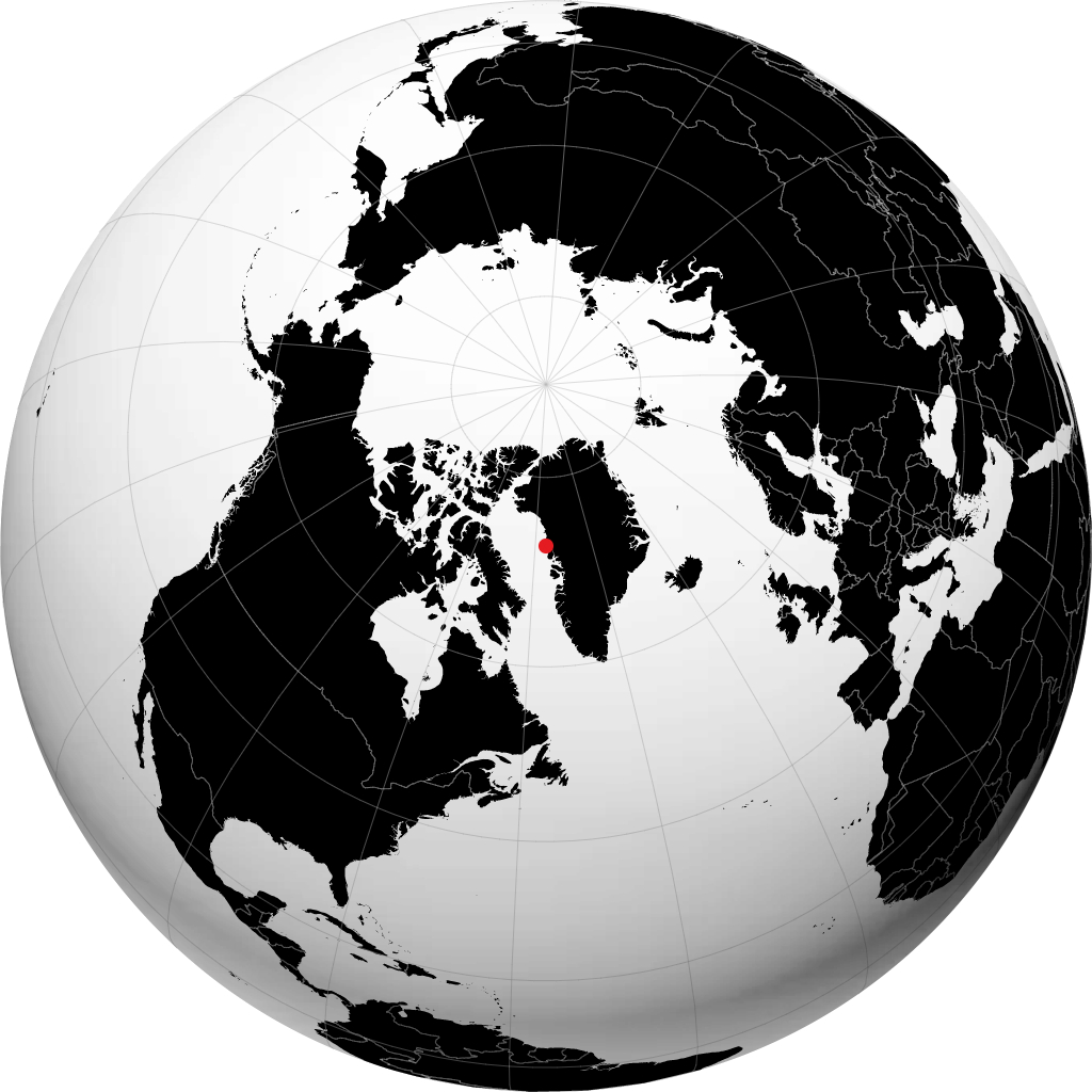 Upernavik na globusie