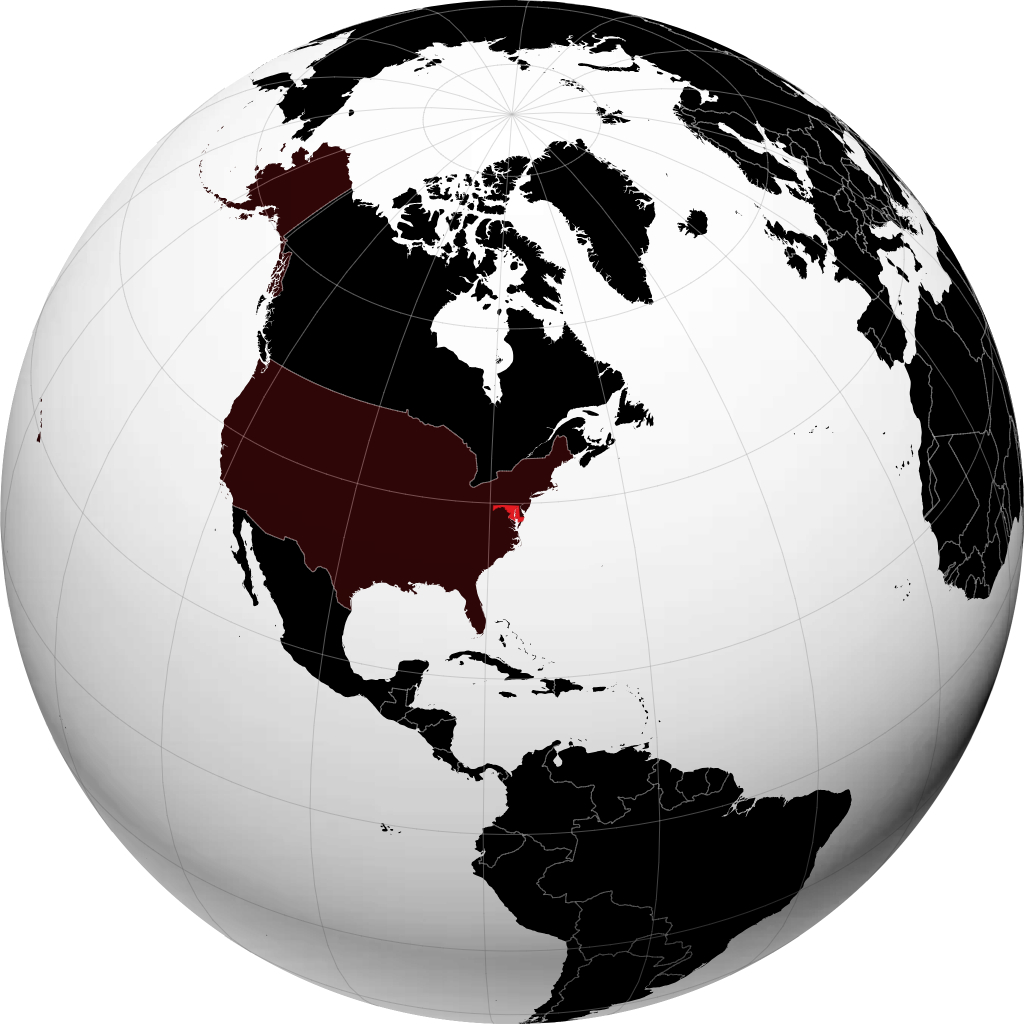 Maryland na globusie