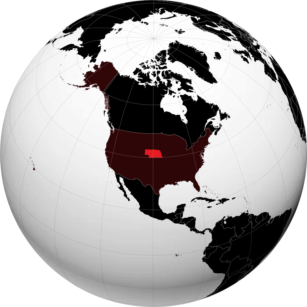 Nebraska na globusie