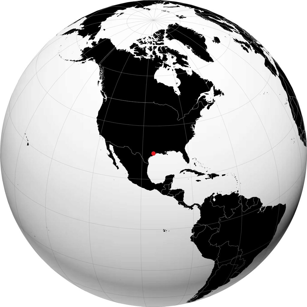 Pasadena na globusie
