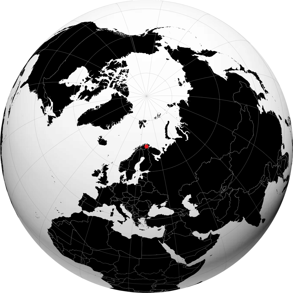 Utsjoki na globusie
