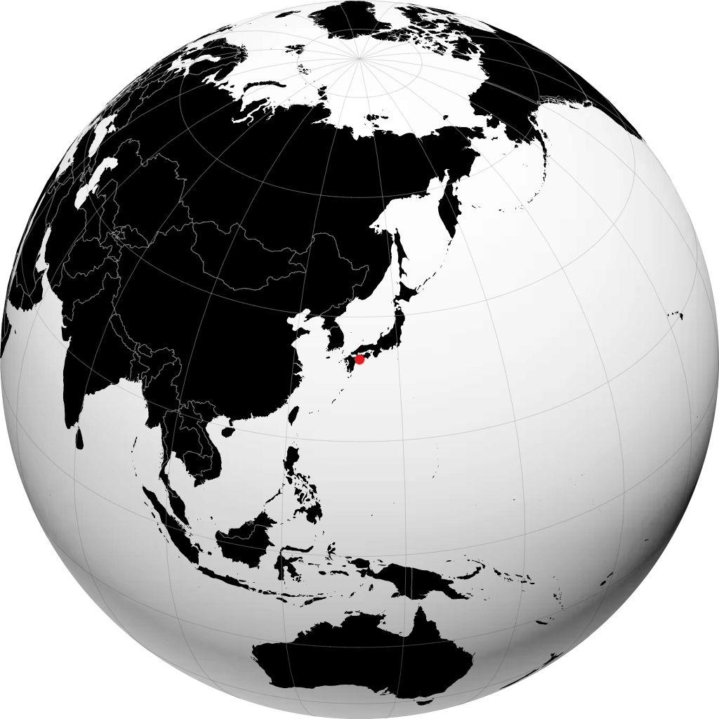 Uwajima na globusie
