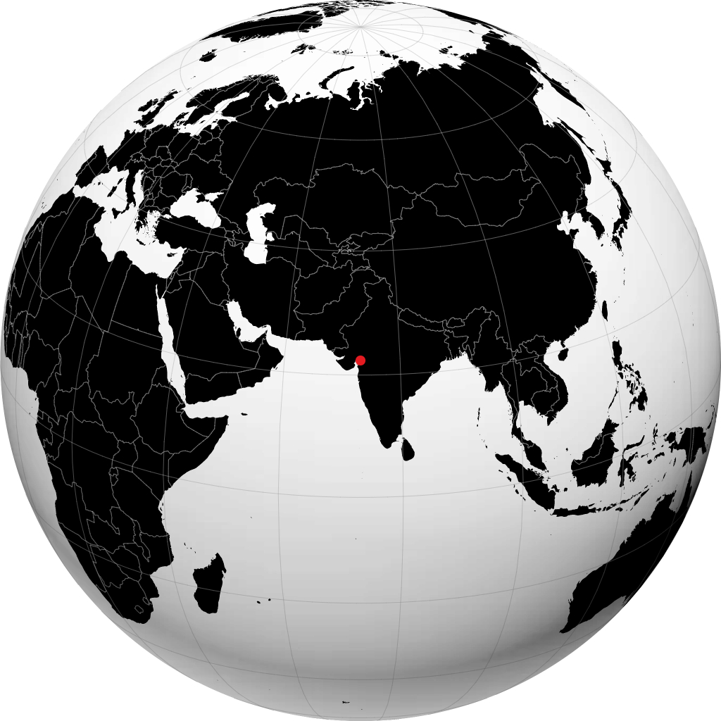 Vadodara na globusie