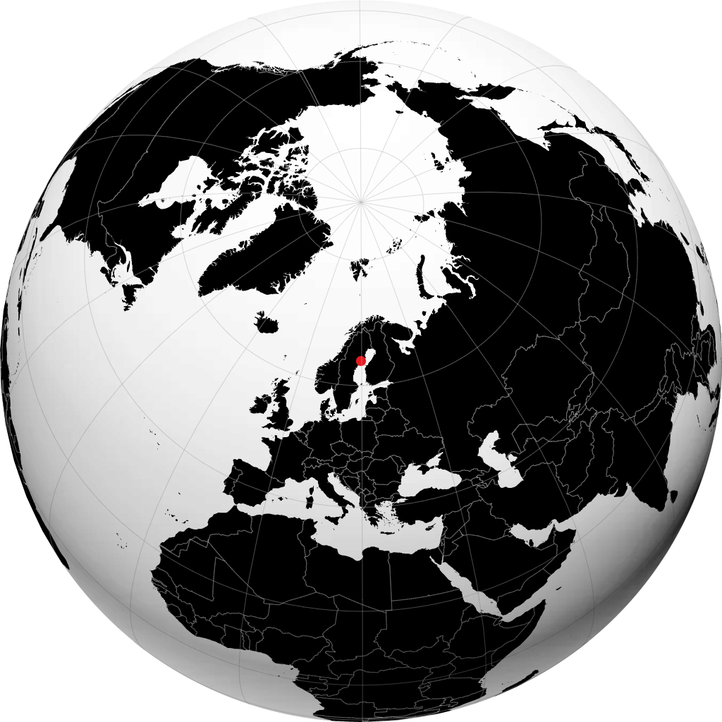Vännäs na globusie