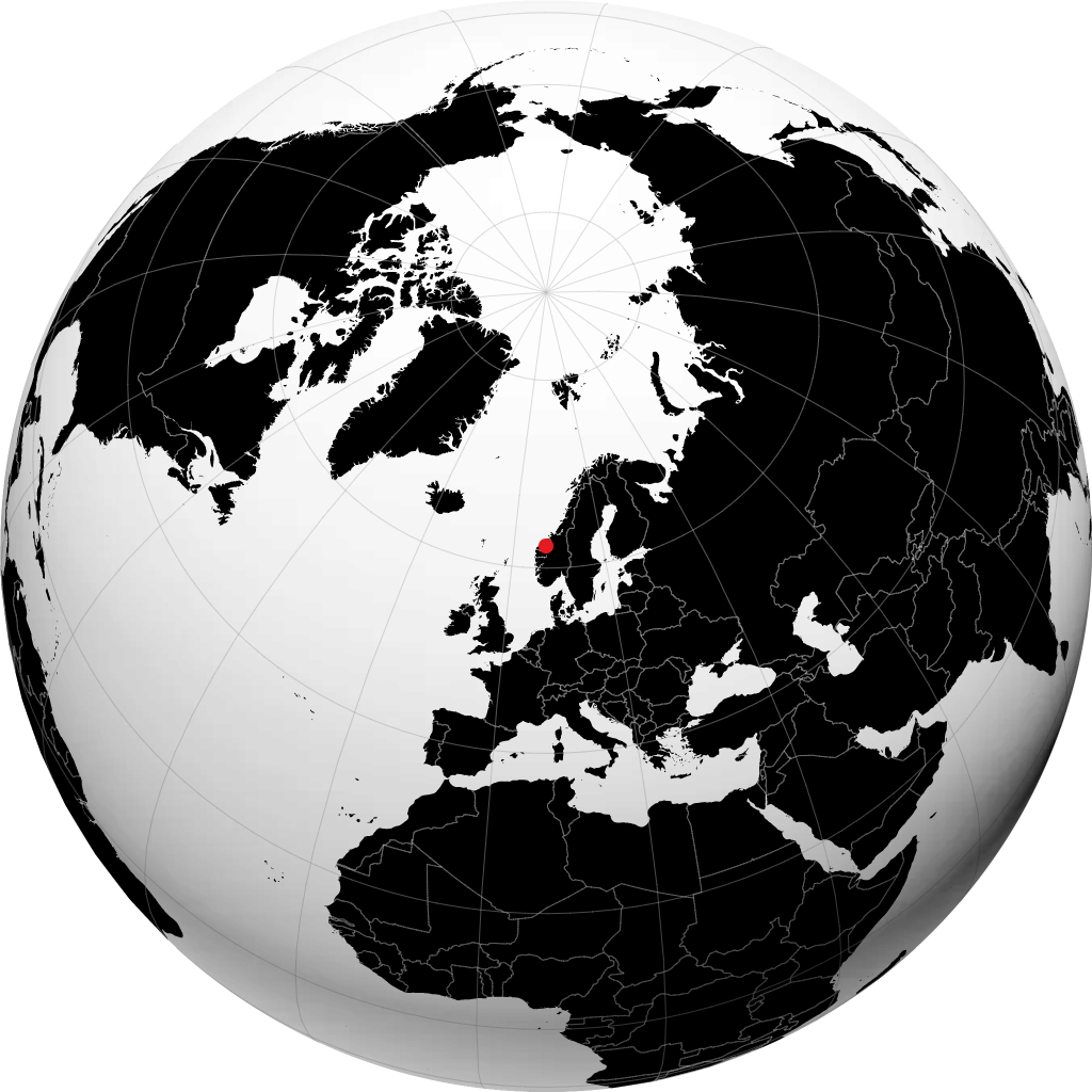 Valldal na globusie