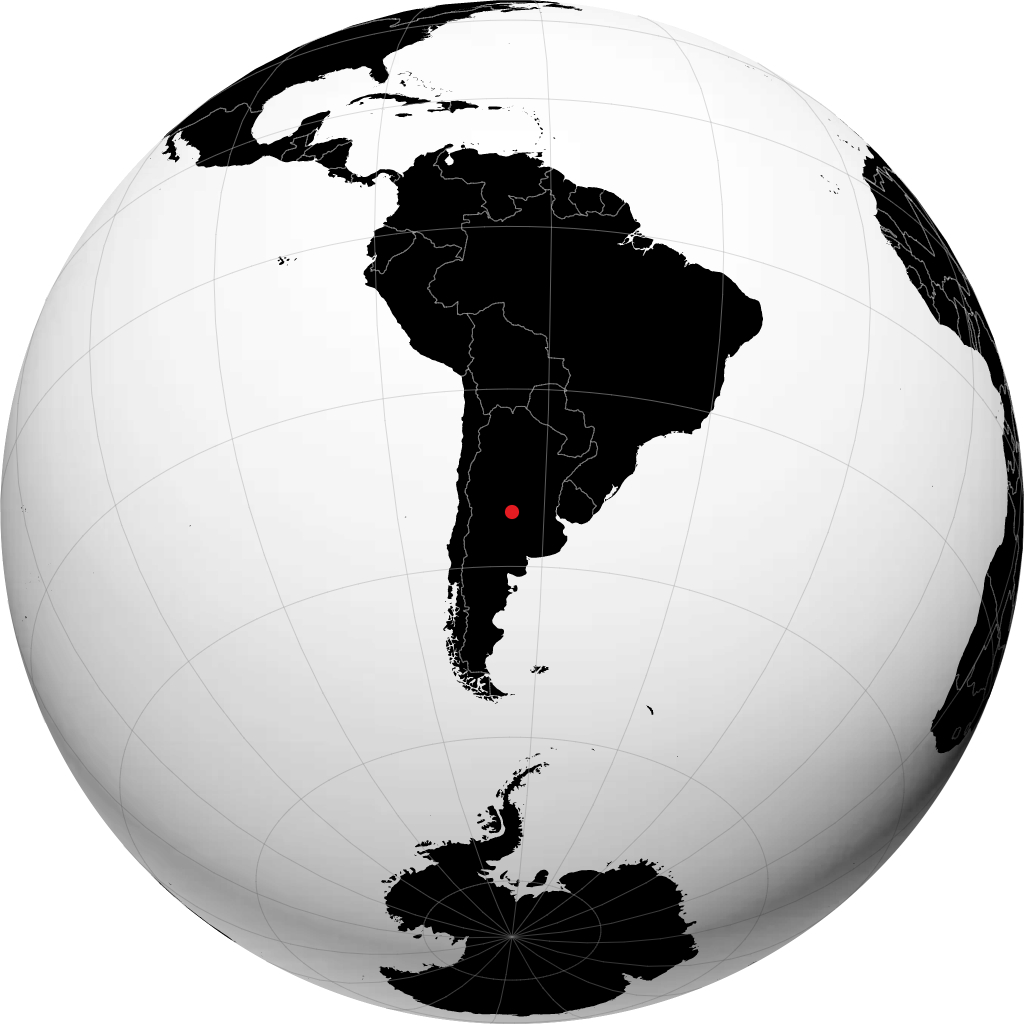 Vicuna Mackenna na globusie