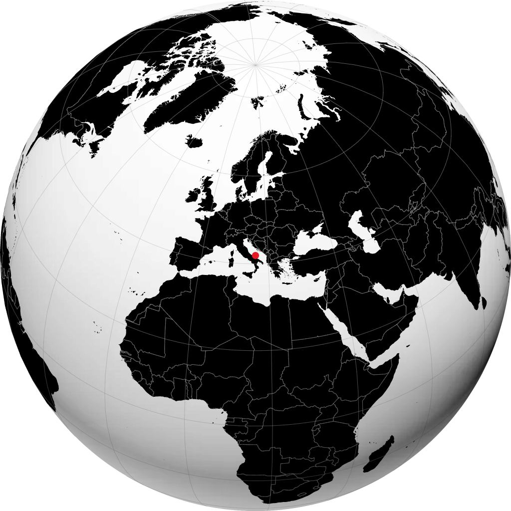 Vieste na globusie