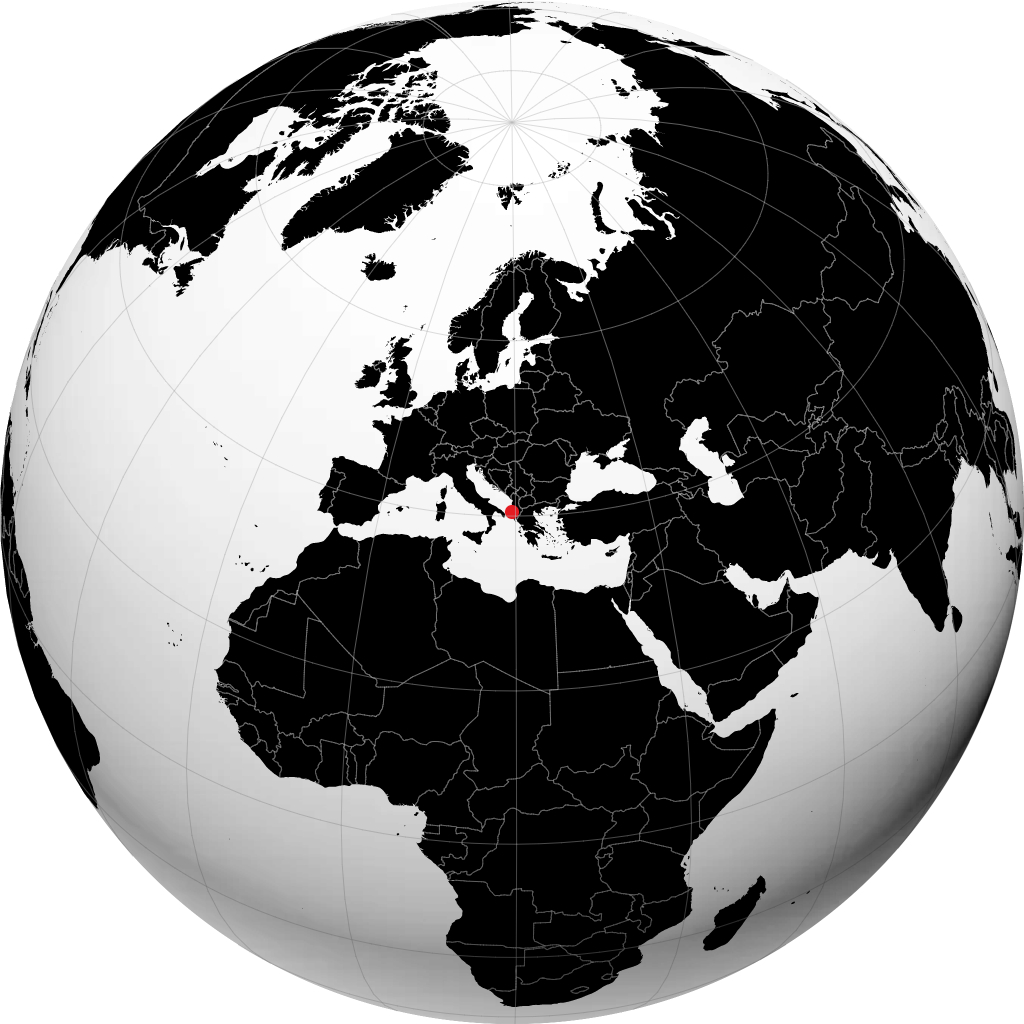 Wlora na globusie