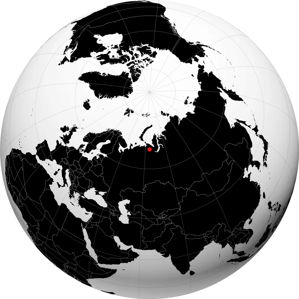 Workuta na globusie