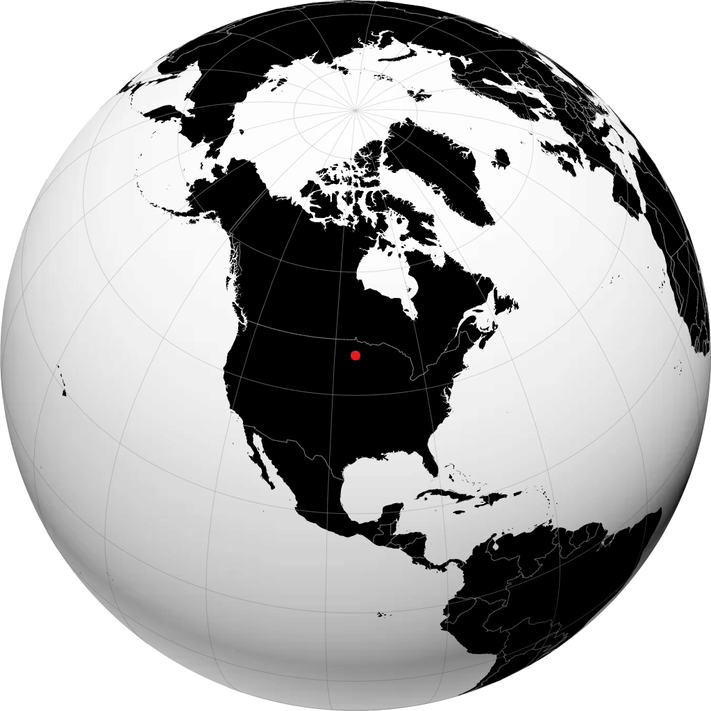 Wadena na globusie