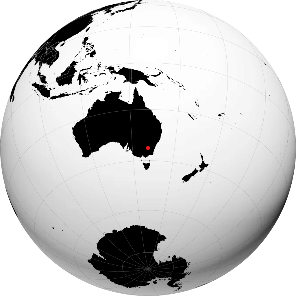 Wagga Wagga na globusie