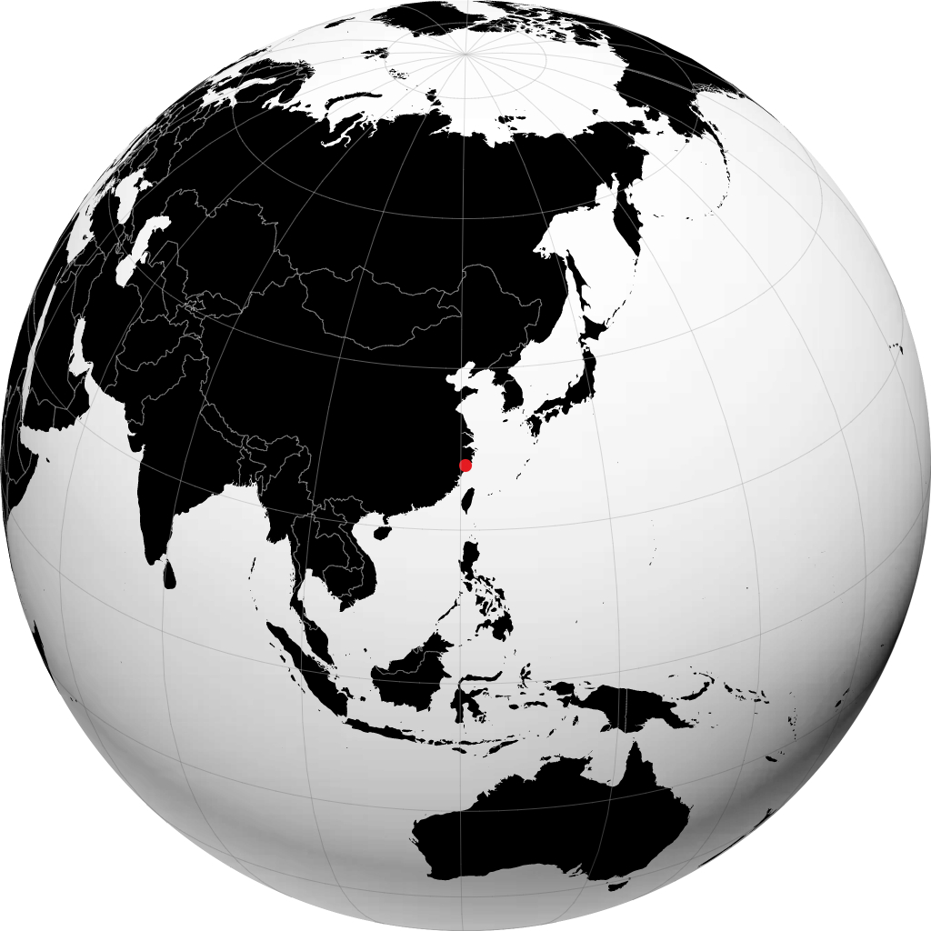 Wenzhou na globusie