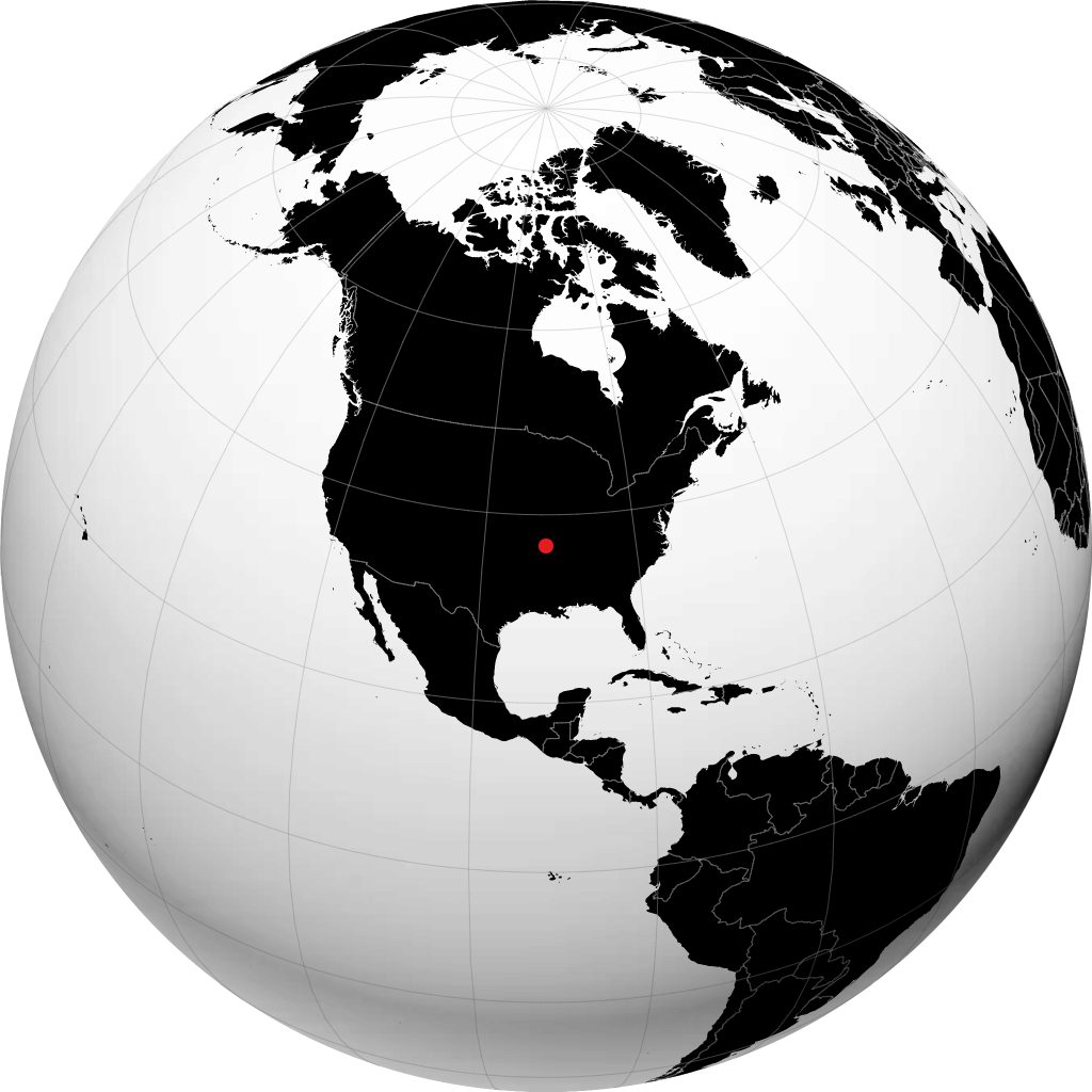 West Plains na globusie