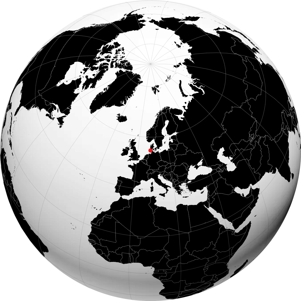 Westerland na globusie