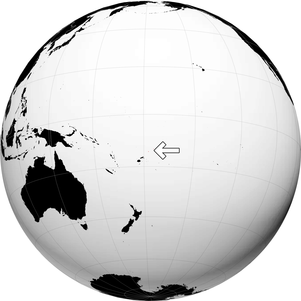 Wallis i Futuna na globusie