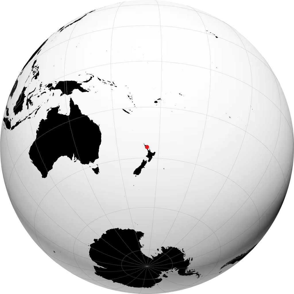 Whangarei na globusie