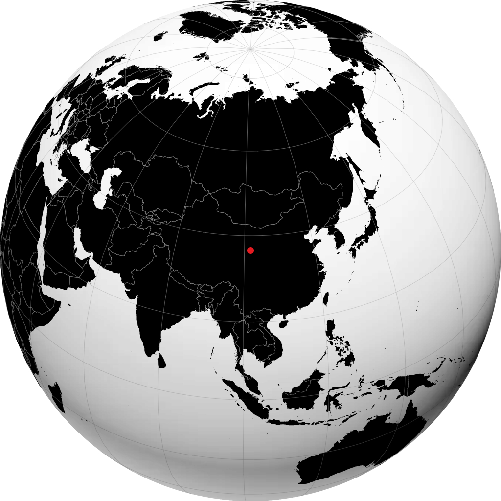 Xining na globusie