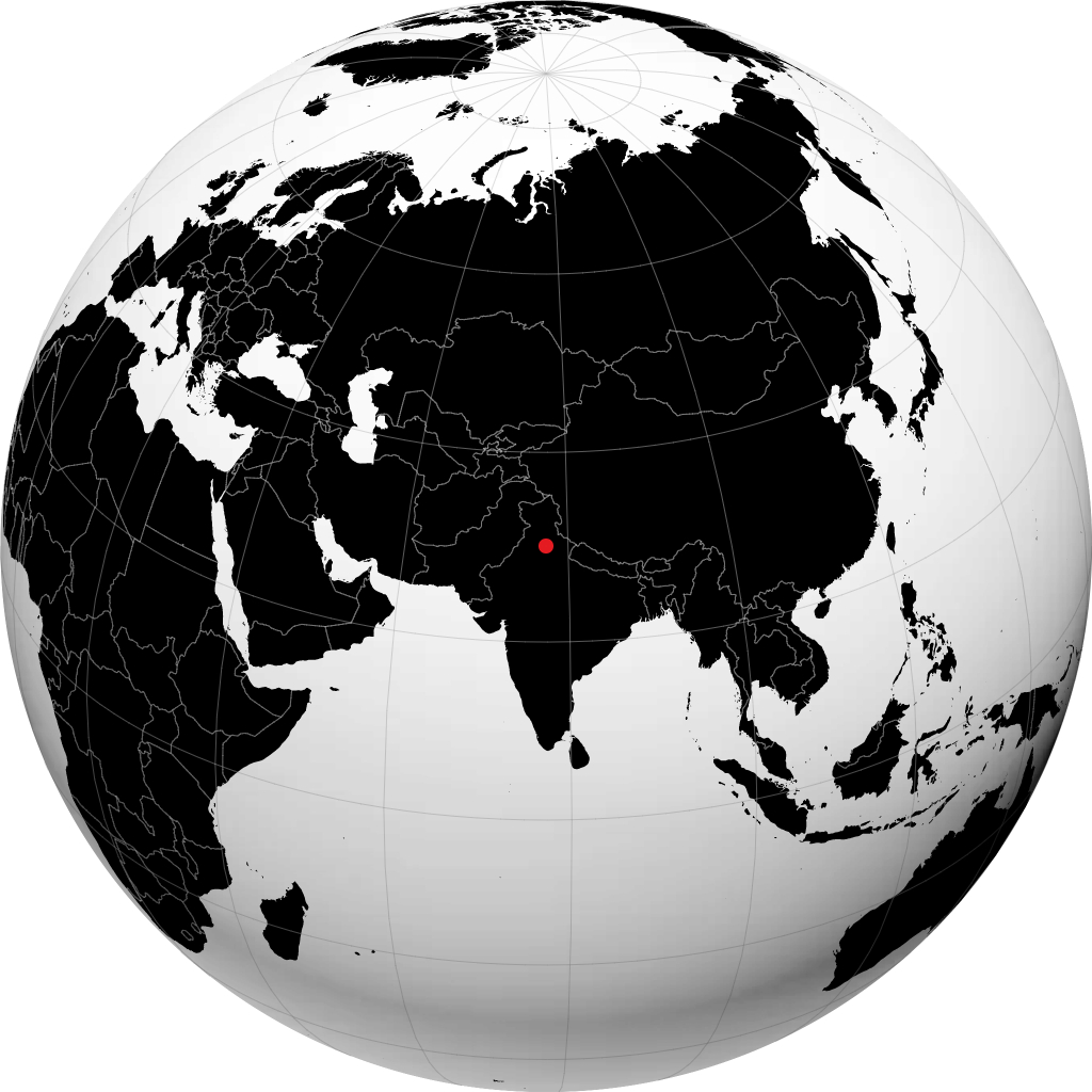 Yamuna Nagar na globusie