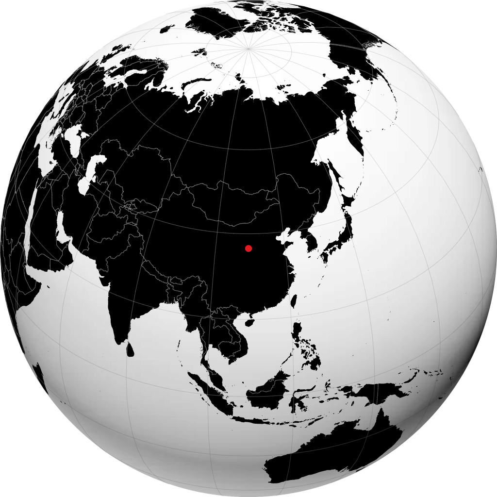 Yan'an na globusie