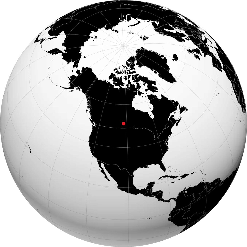 Yorkton na globusie