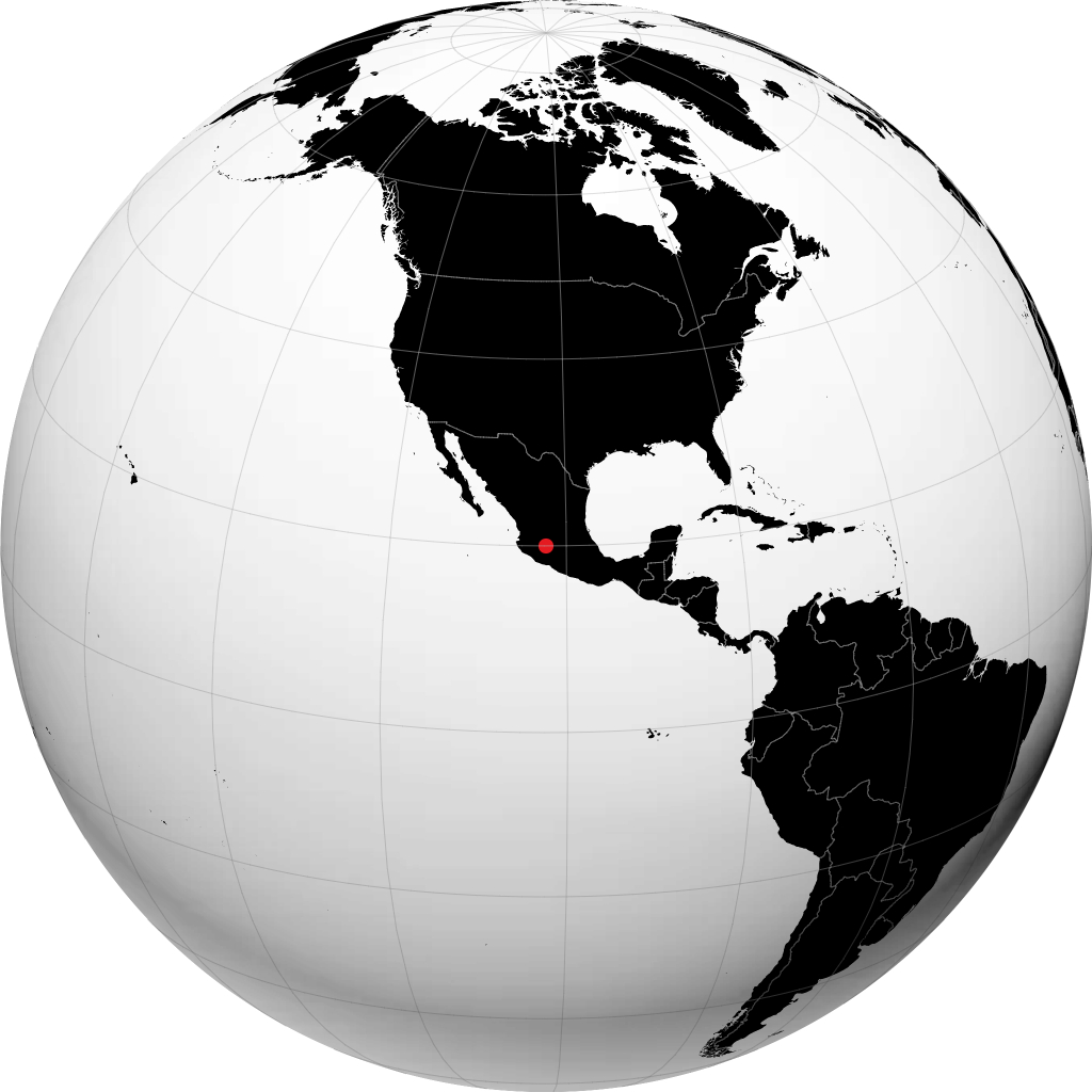 Zamora de Hidalgo na globusie