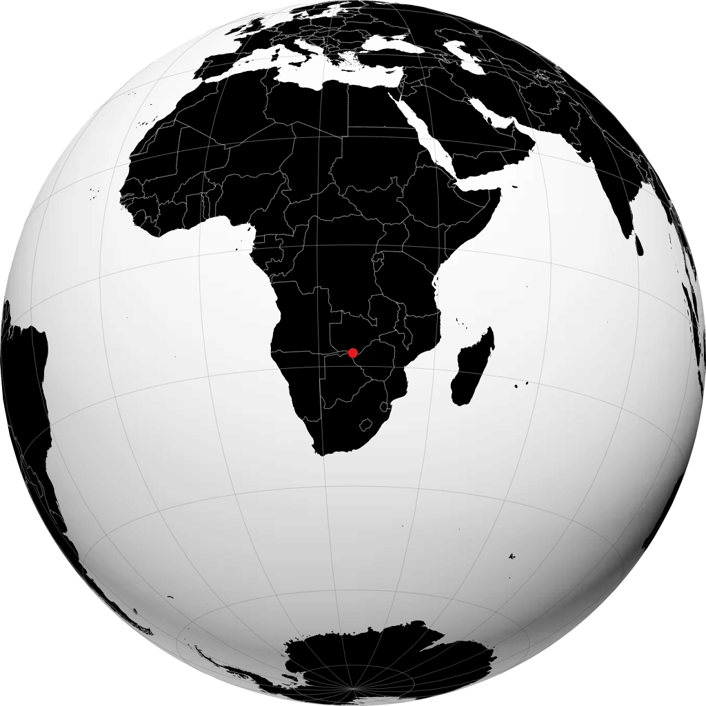 Livingstone na globusie