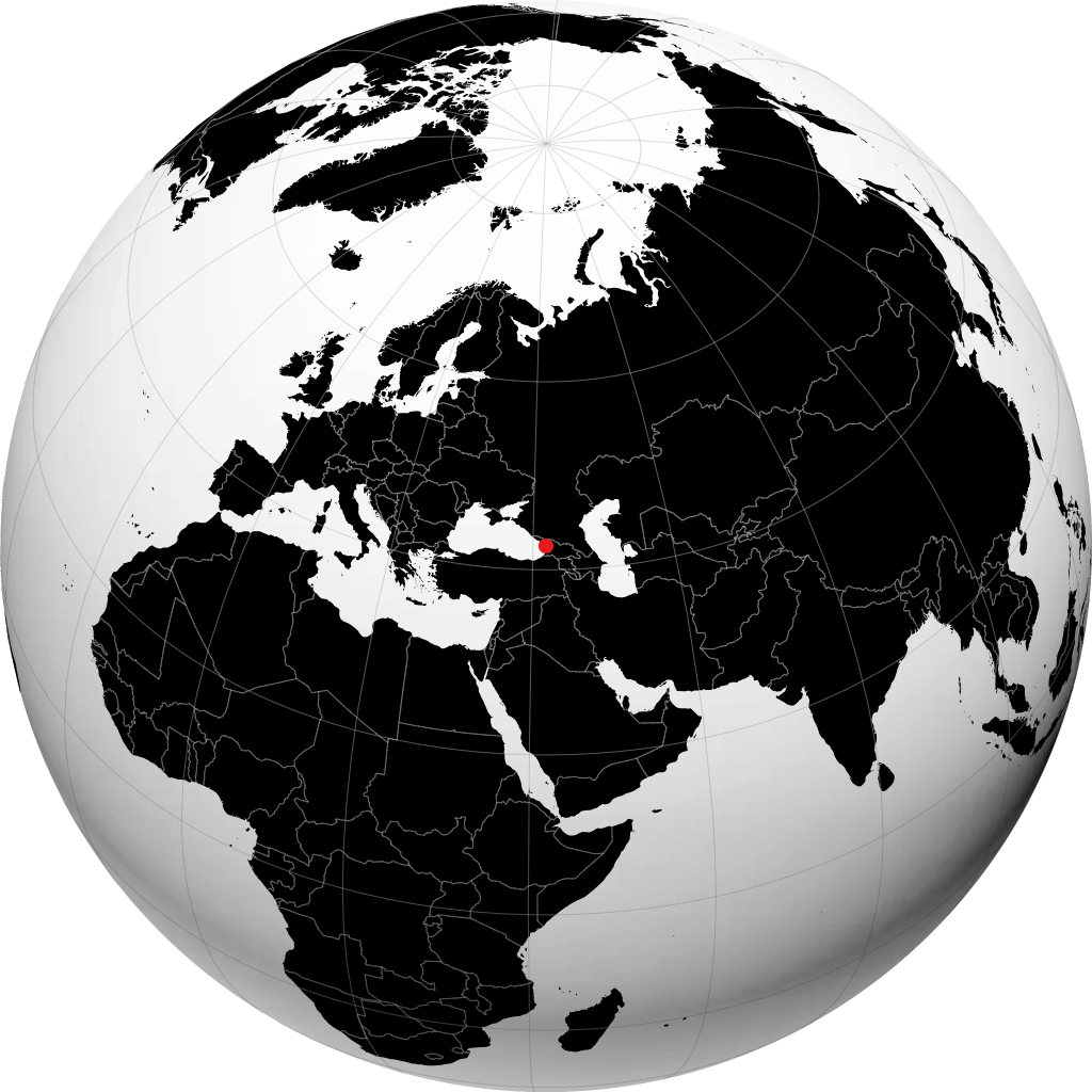 Zugdidi na globusie
